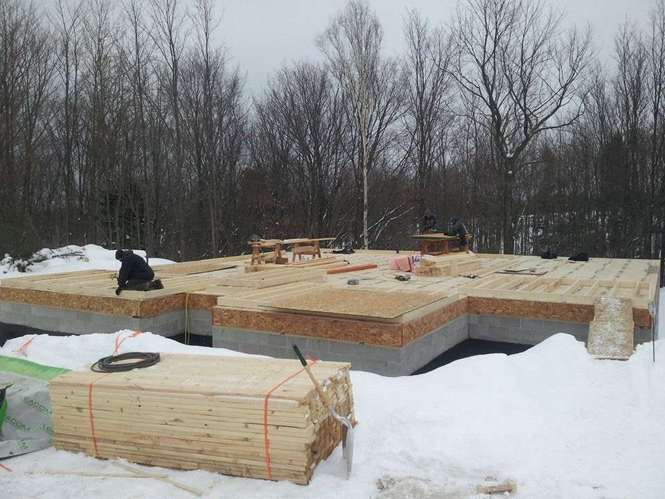 new sub flooring construction - image