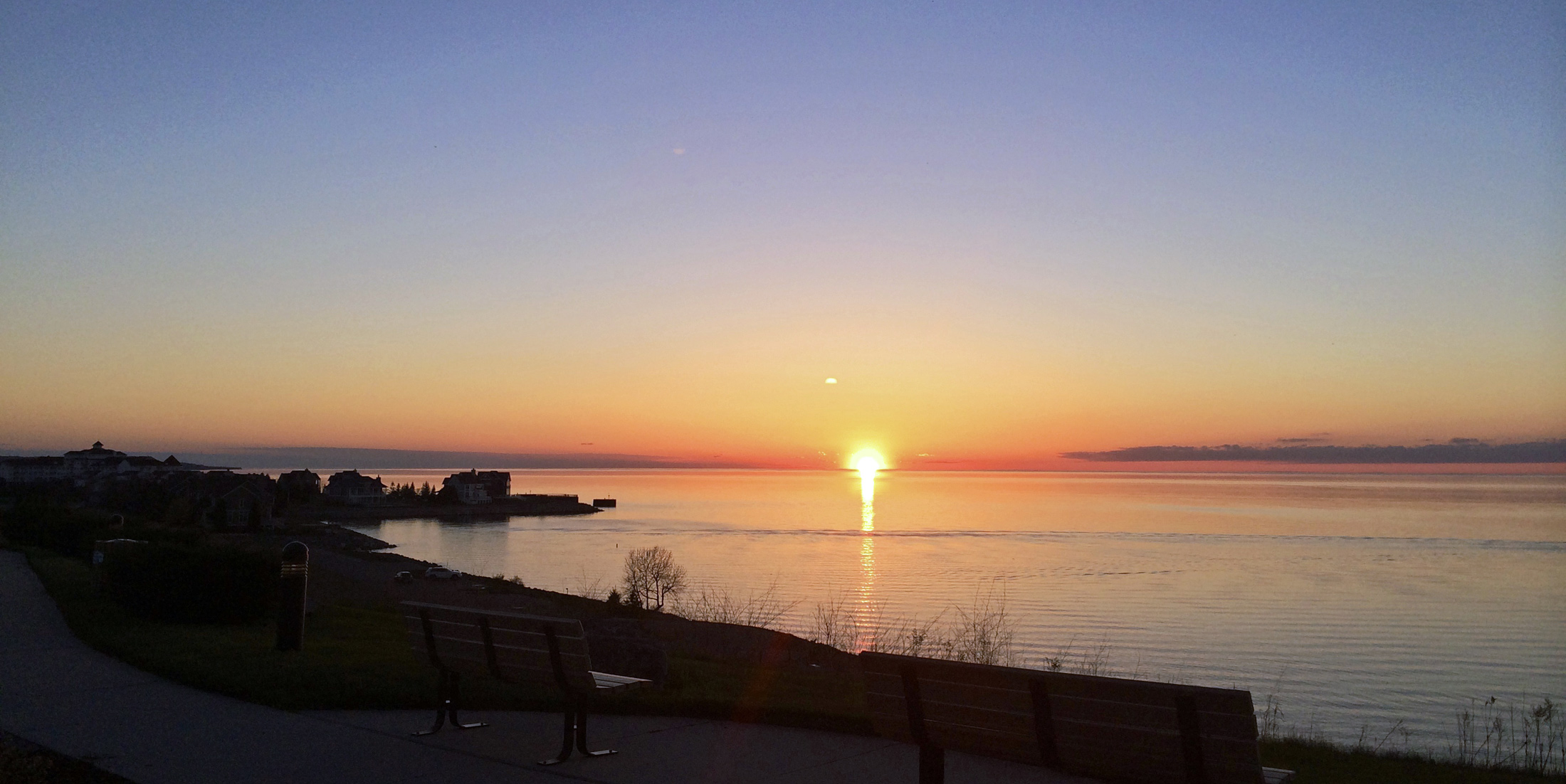 michigan sunset - image